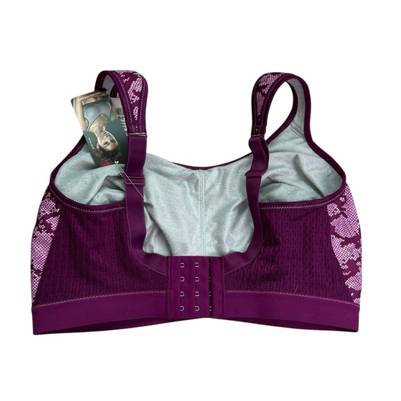 Anita NWT Extreme Control 36H Rose Berry Sports Bra - Picture 3 of 12